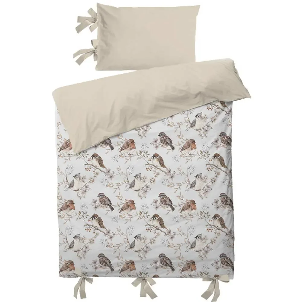 "Dekornik Kinderbettwäsche Vögel 100 x 135 image"