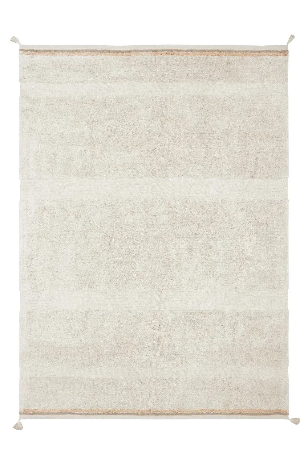 Lorena Canals Waschbarer Teppich Bloom Natural, 200 x 300 cm