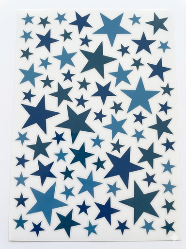Lilipinso Wandsticker Basics gemischte Sterne deep ocean