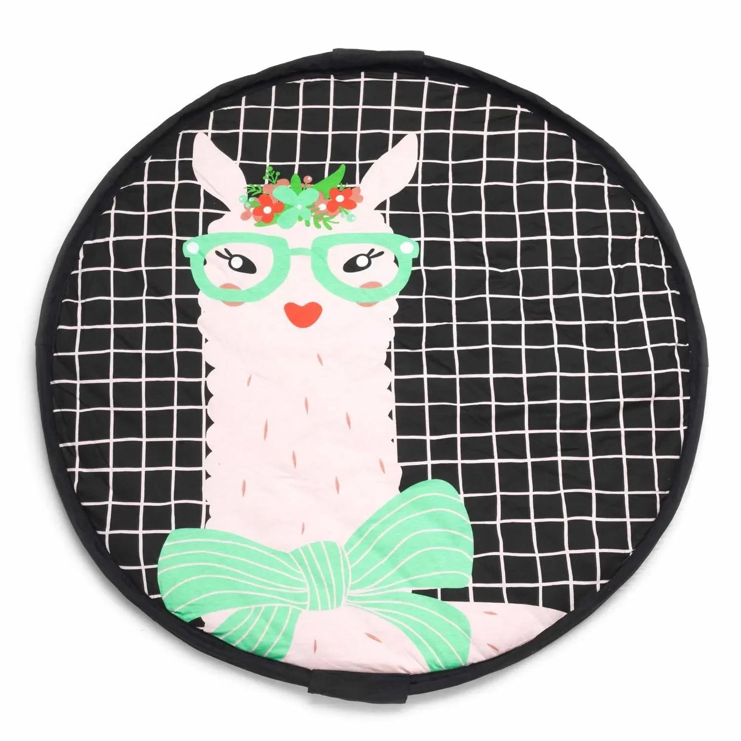 "Play&Go Kinderteppich, Spielteppich, Spielmatte - Tasche, Farbe: Lama image"