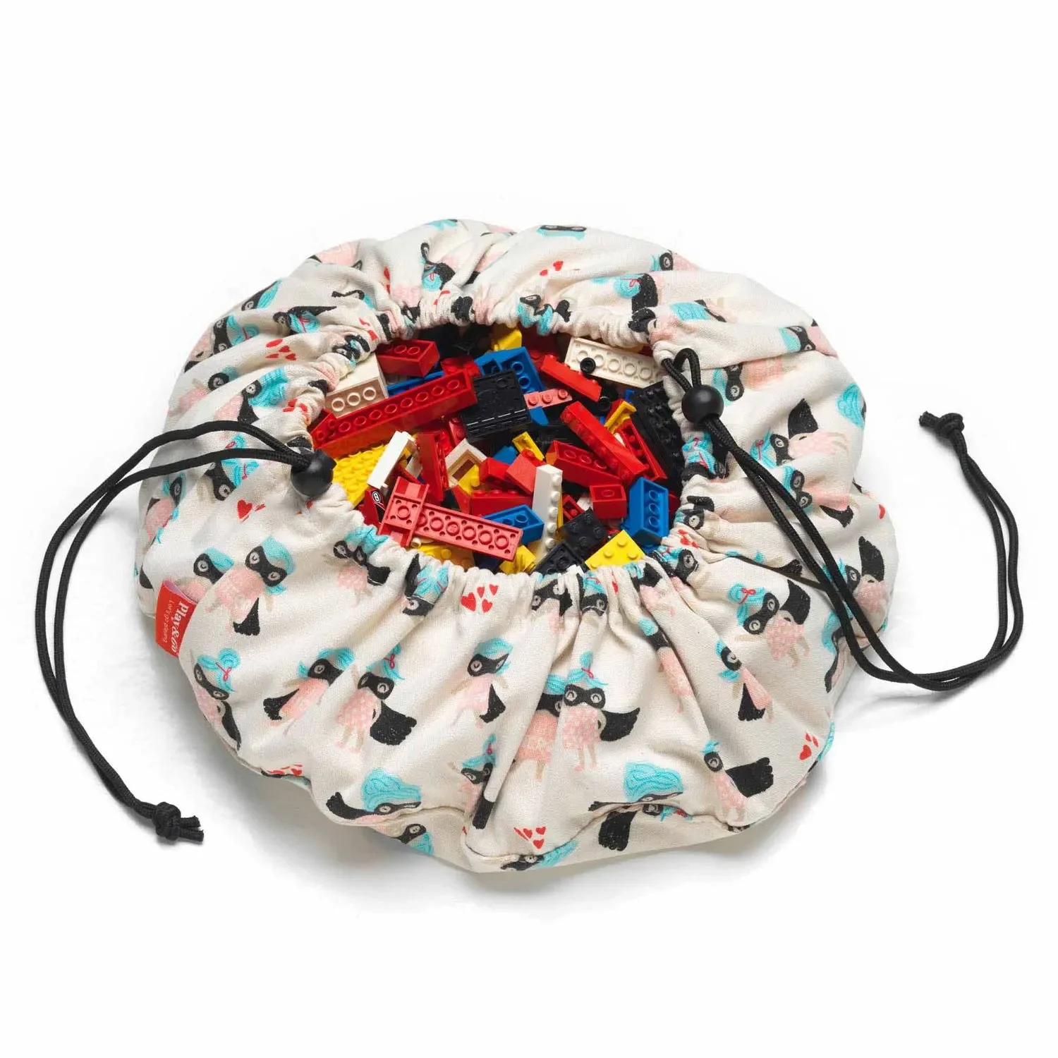 "Play&Go Spielzeugsack, Spielzeugkorb, Spielzeug aufbewahrungstasche - Mini, Farbe: Supergirl image"
