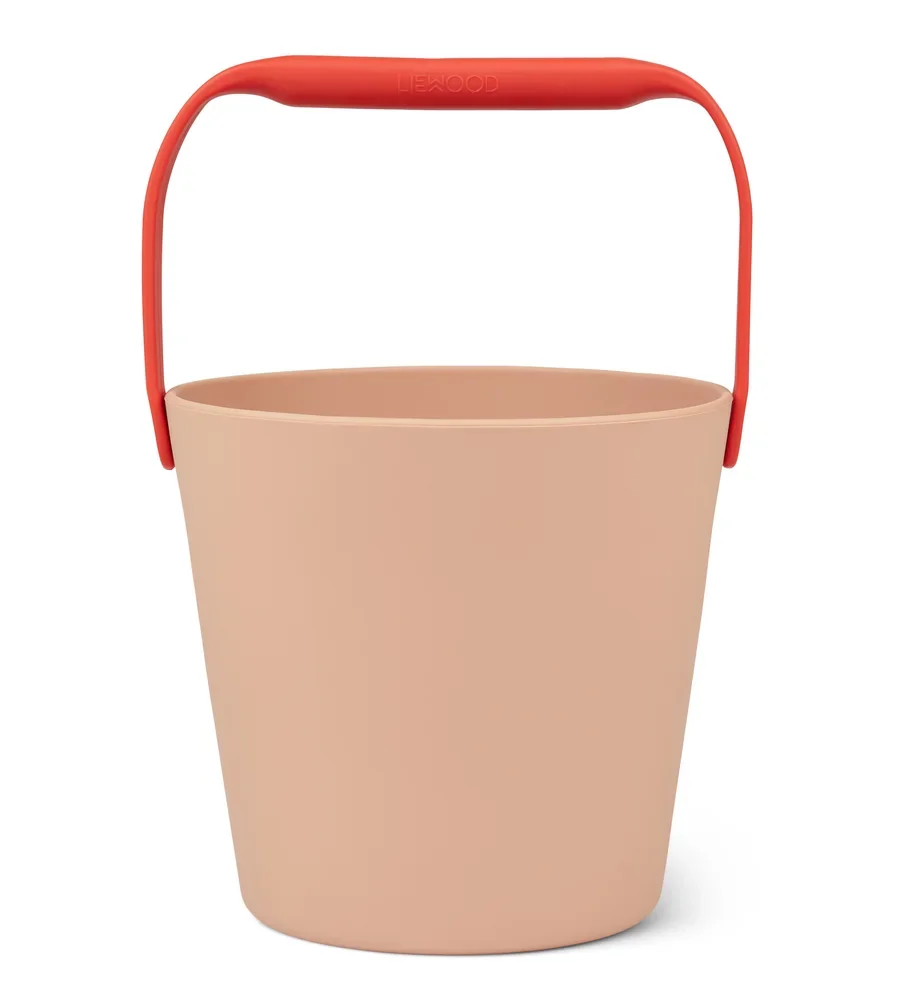 "Liewood Silikon Eimer Kinder - Moira, Farbe: Tuscany rose / apple red image"