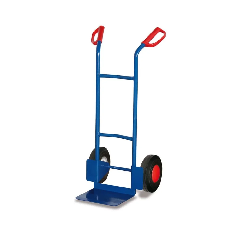 "Sackkarre 200 kg, Stahlrohr, Vollgummi, 570x530x1105 mm image"