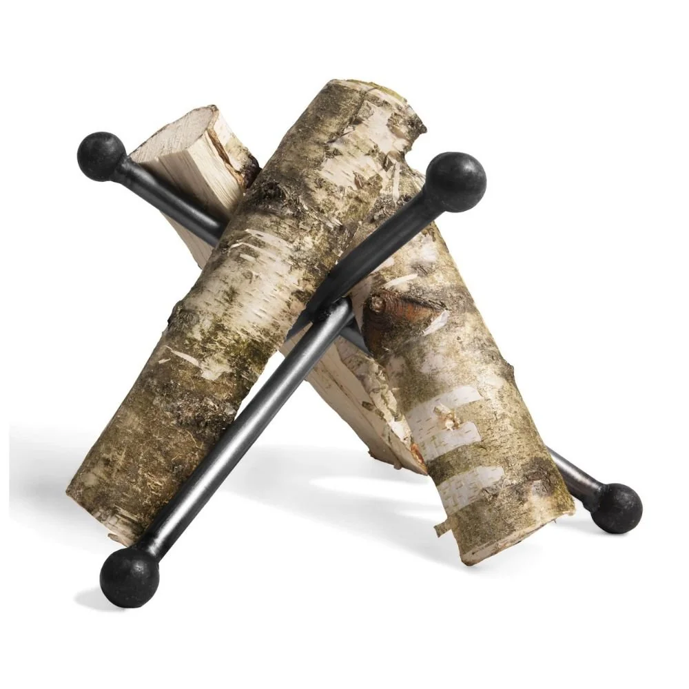 "Feuerholzhalter, Holzhalter, Brennholzhalter, Kaminholzregal image"