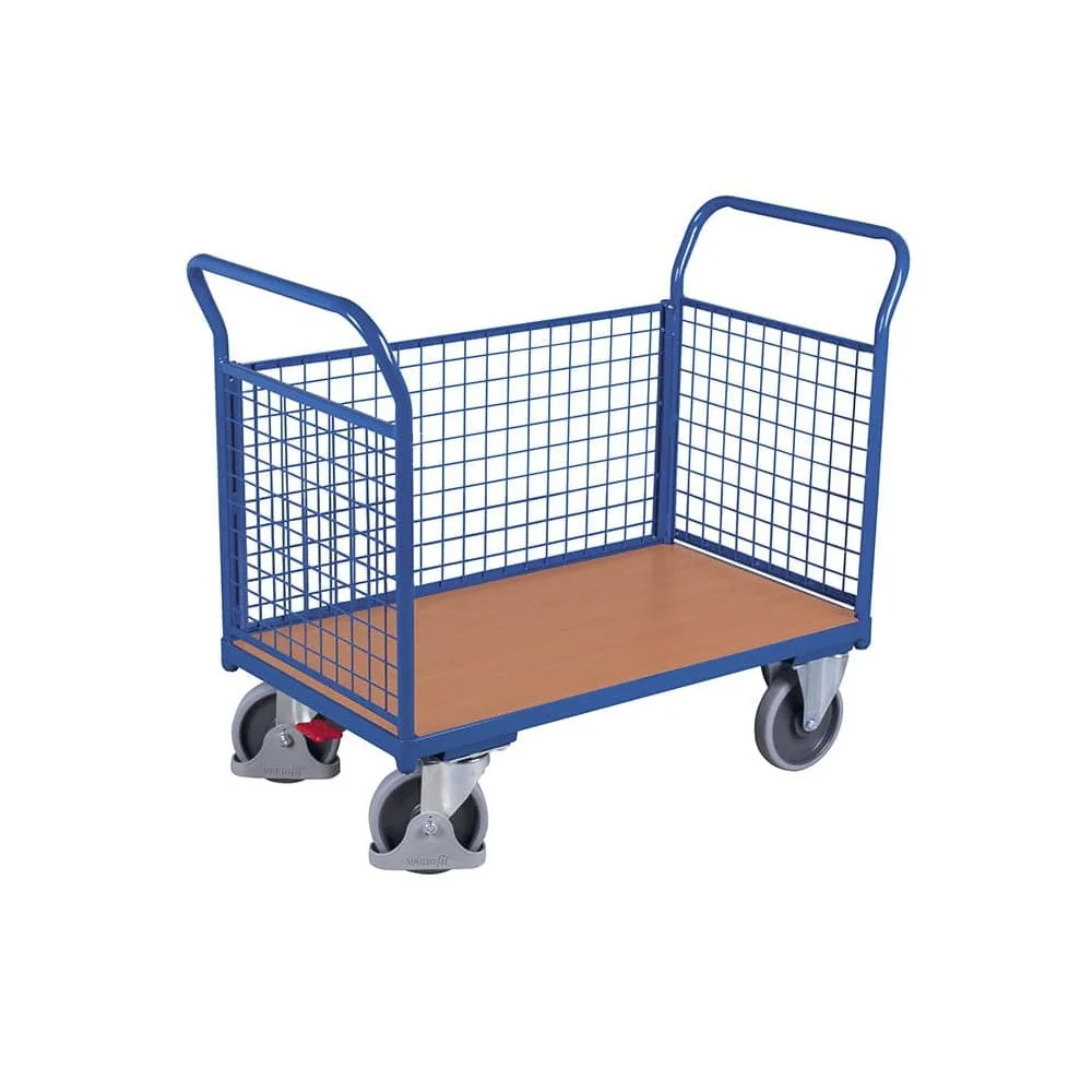 "Drahtgitterwagen, Dreiwandwagen 500 kg, Typ XL, EasySTOP image"