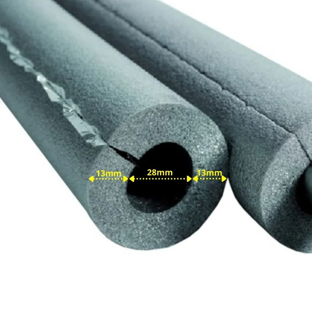 "Rohrisolierung, 28mm x 13mm, 1m Isolierschlauch, selbstklebend image"