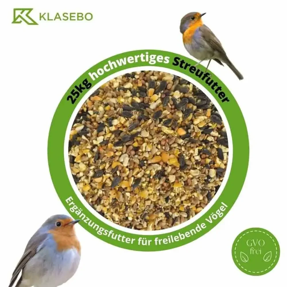 "Vogelfutter Streufutter 25kg - Wildvogelfutter image"