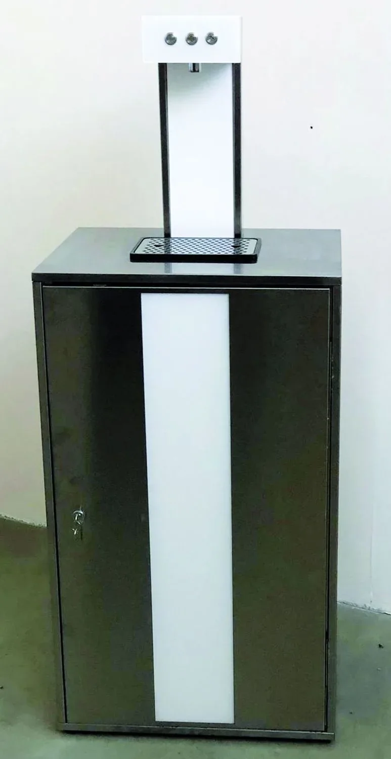 "Wassersprudler, Wasserspender, Trinkwassersprudler - SPOT 50, Standgerät, Spider-UV-LED weiß image"