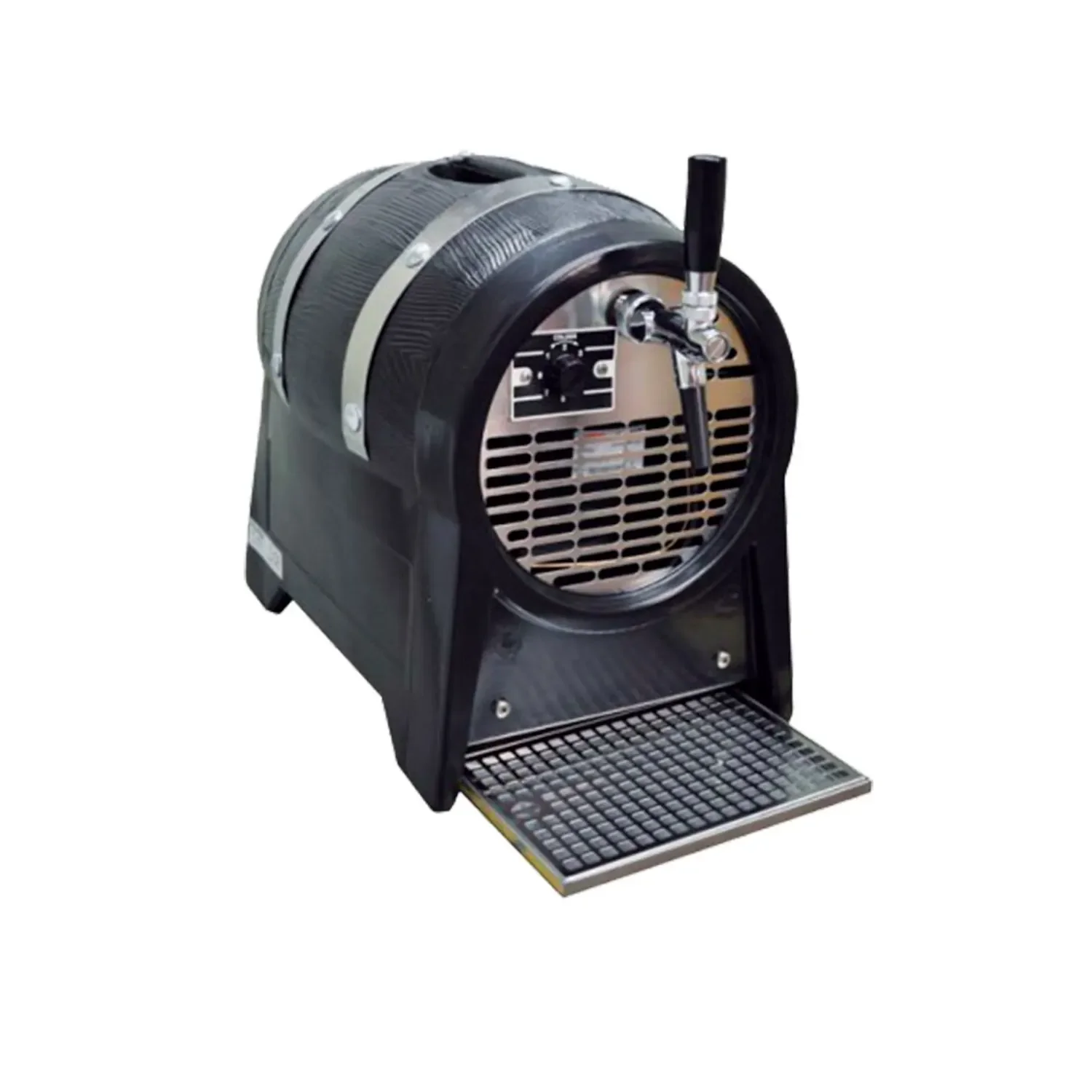 "Durchlaufkühler Bier, Durchlaufkühler, Bierzapfanlage, Bierkühler, Trockenkühler, Partyfass - 1-leitig, 60 l/Std, mit Zierringen image"