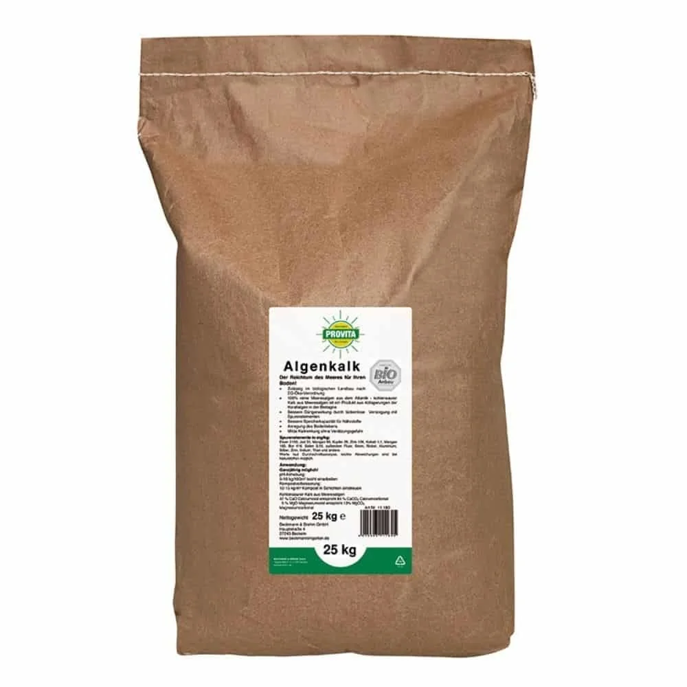 "Algenkalk 25 Kg aus Meeresalgen  für ca. 250m² image"
