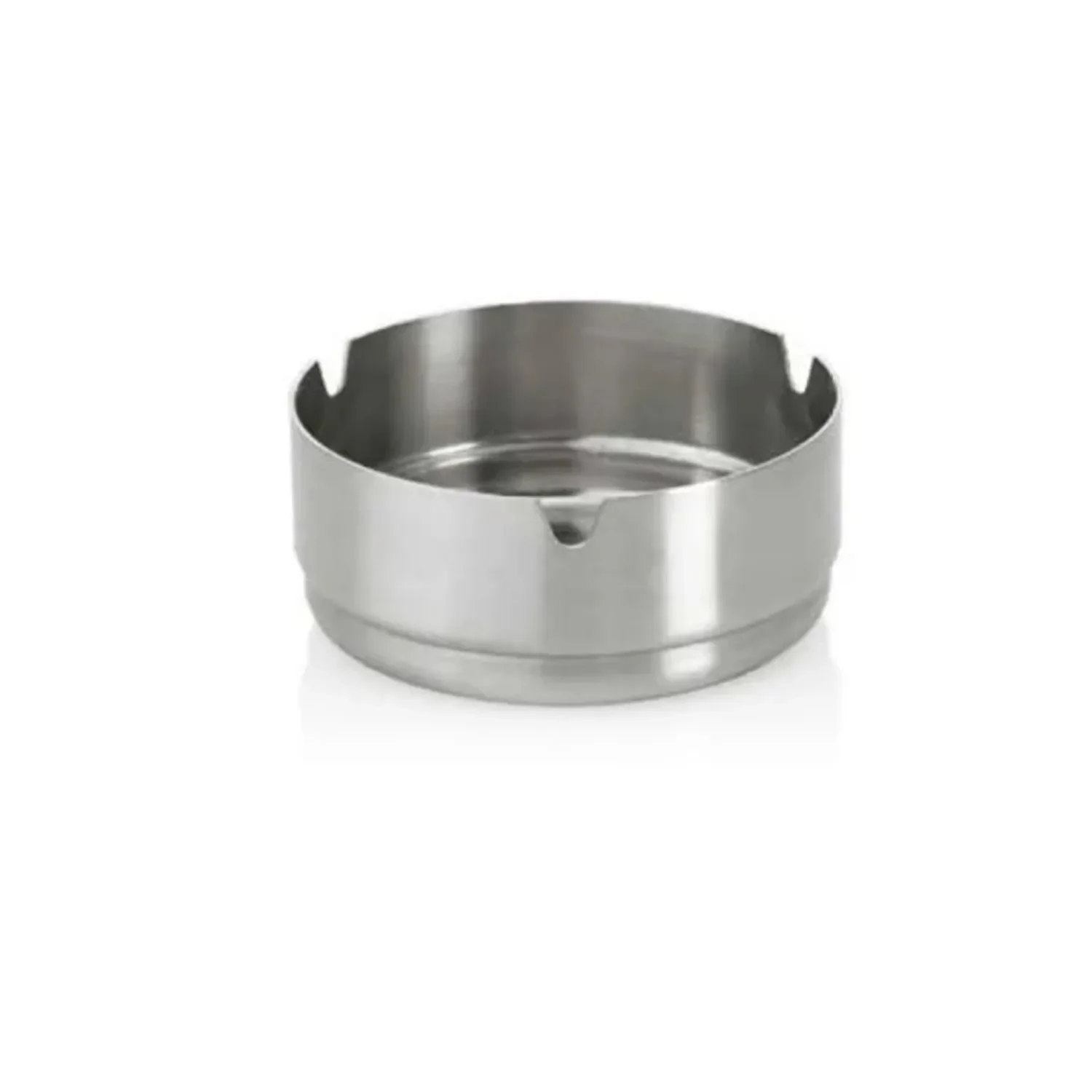 Aschenbecher Windaschenbecher Chromnickelstahl 8 cm