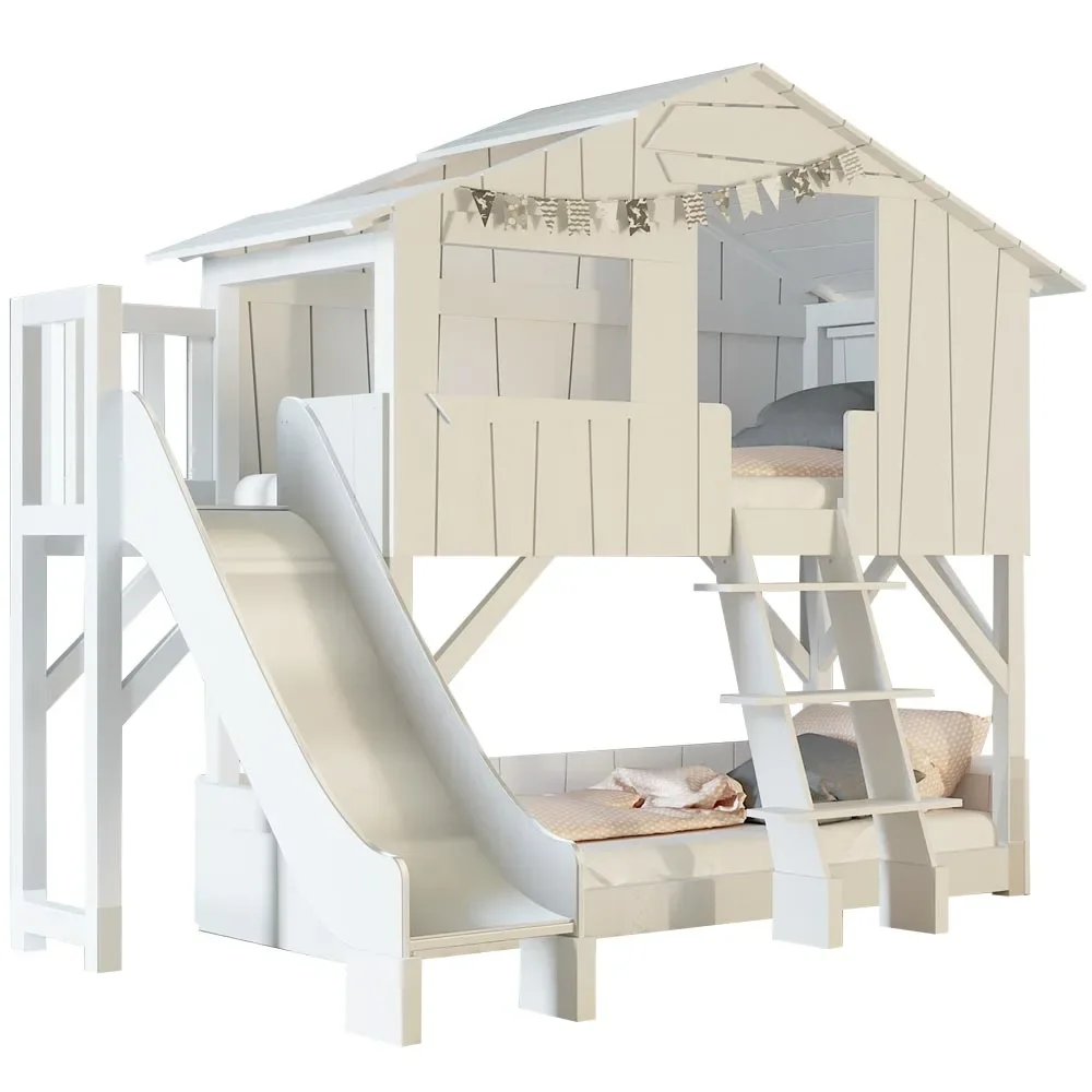 "Mathy By Bols Etagenbett Baumhütte mit Rutsche image"