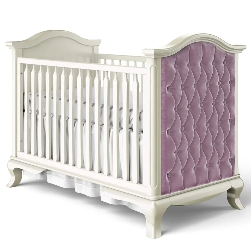 "Romina Cleopatra Babybett gepolstert image"