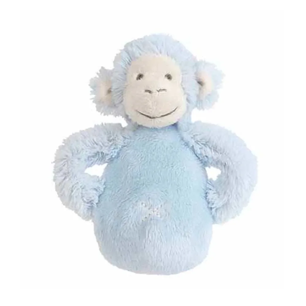 "Happy Horse Babyrassel Affe Mickey hellblau image"