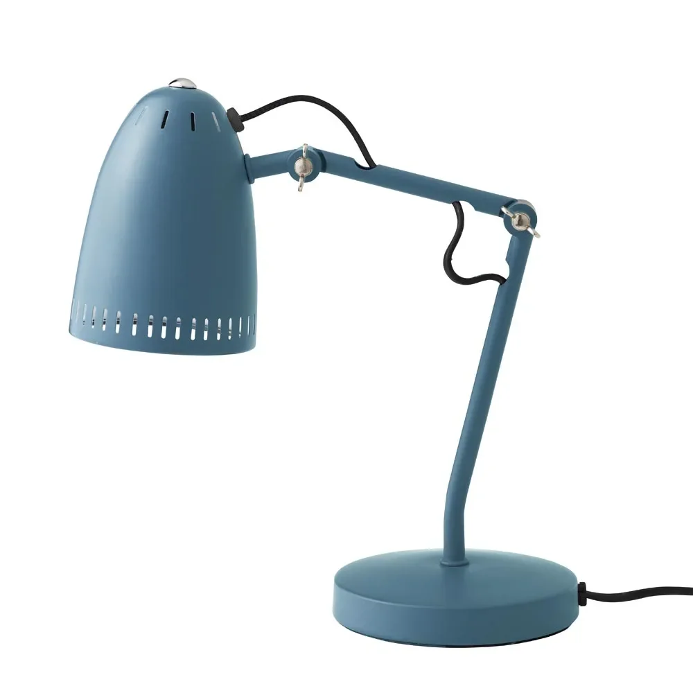 "Superliving Schreibtischlampe "Dynamo 345" matt rauchblau image"