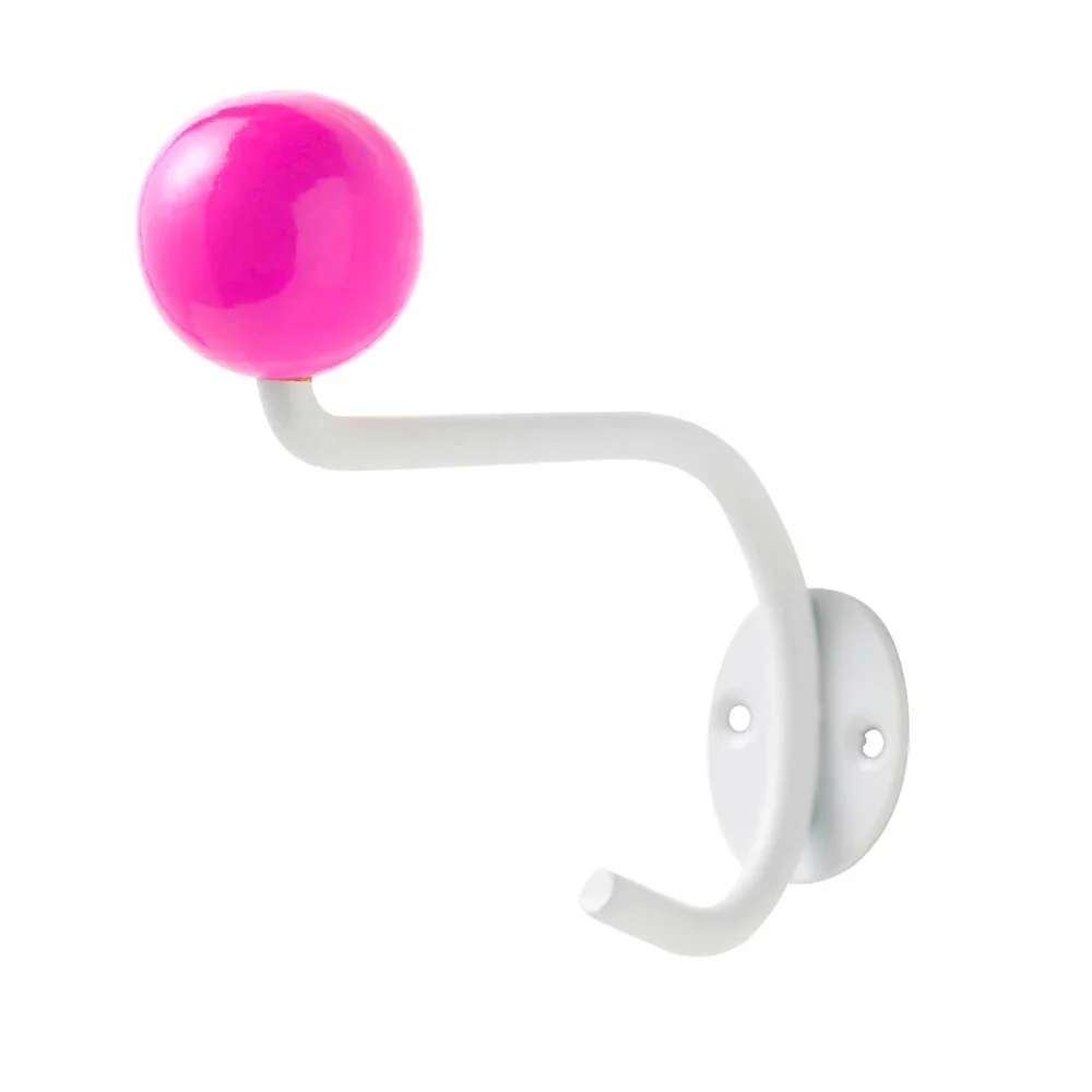 "Superliving Kleiderhaken weiss Neon pink image"