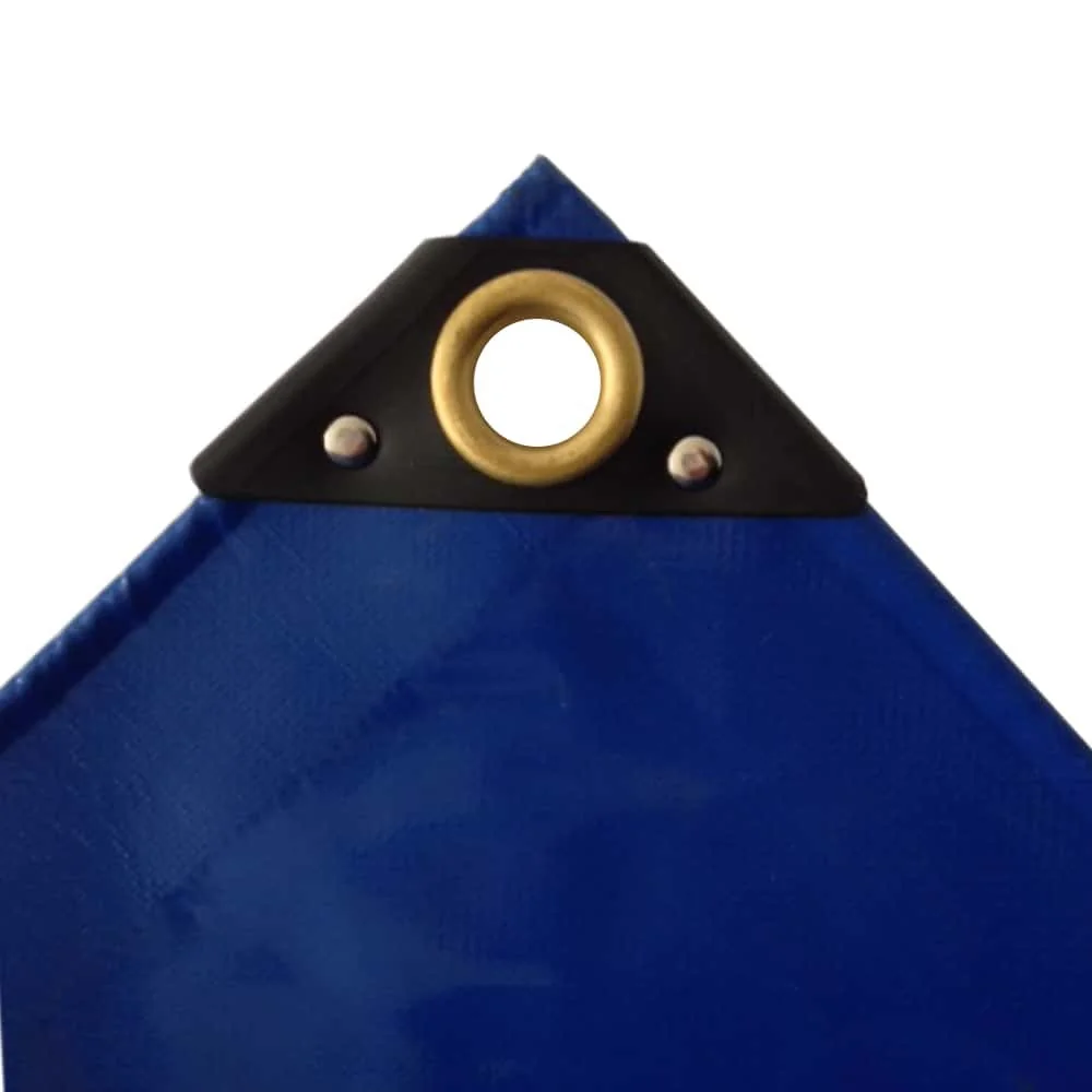 "PVC Abdeckplane, wasserdicht, blau 650g/m², 5x9m (45m²), reißfest image"