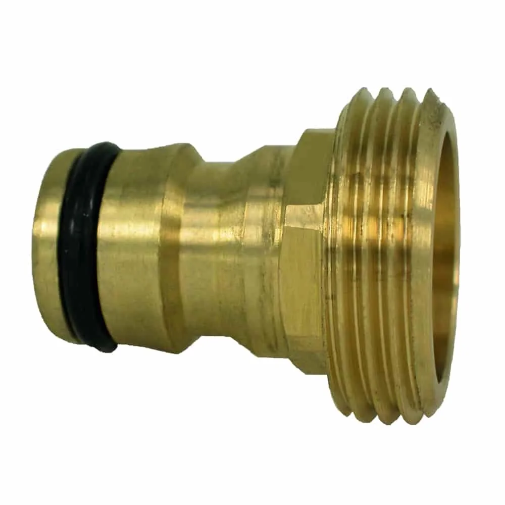 "Wasserhahnanschluss 1/2 Zoll, Messing Hahnanschluss, Stecksystem Garten image"
