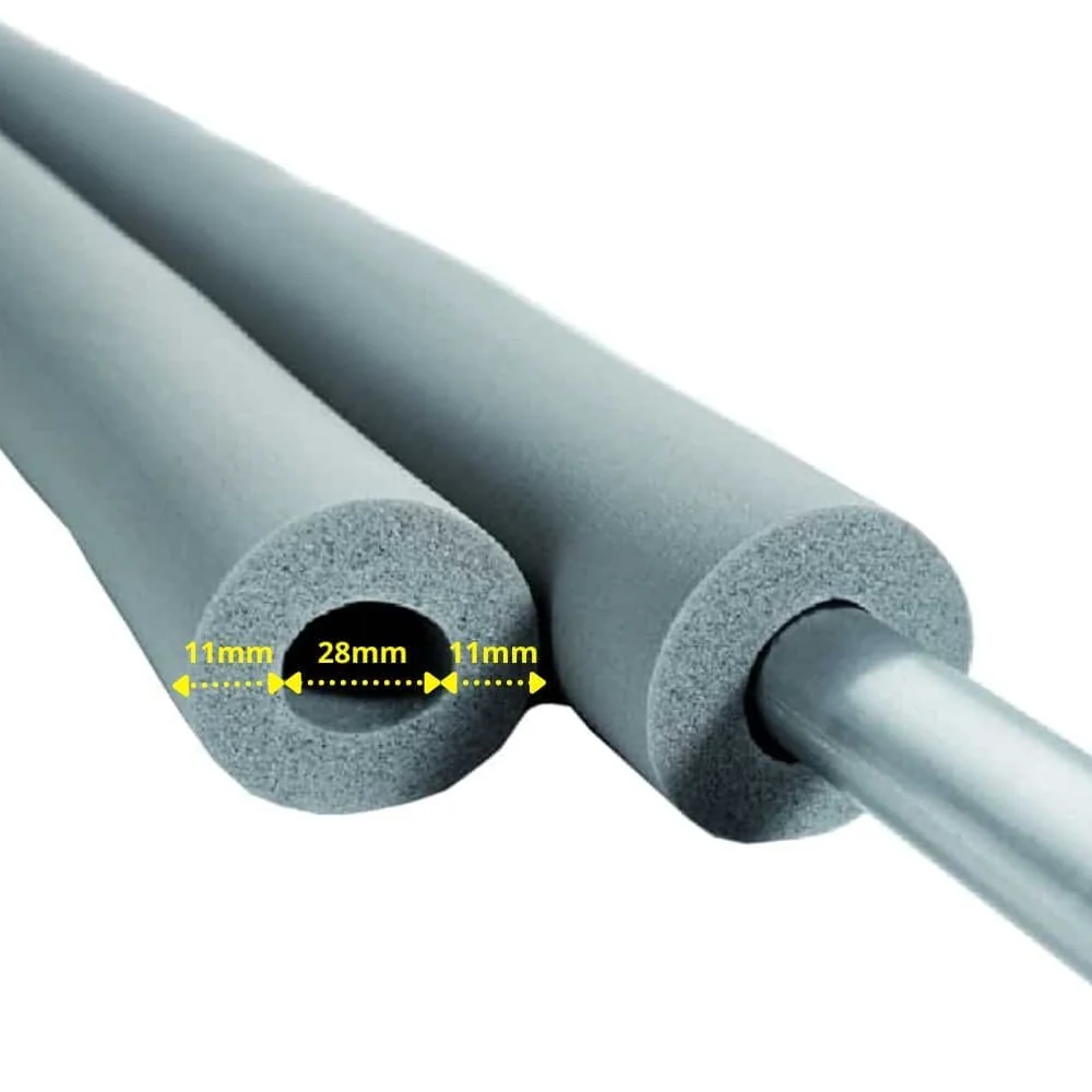 "Rohrisolierung Kautschuk, 2m, Ø 28 mm x 10 mm, GEG konform image"