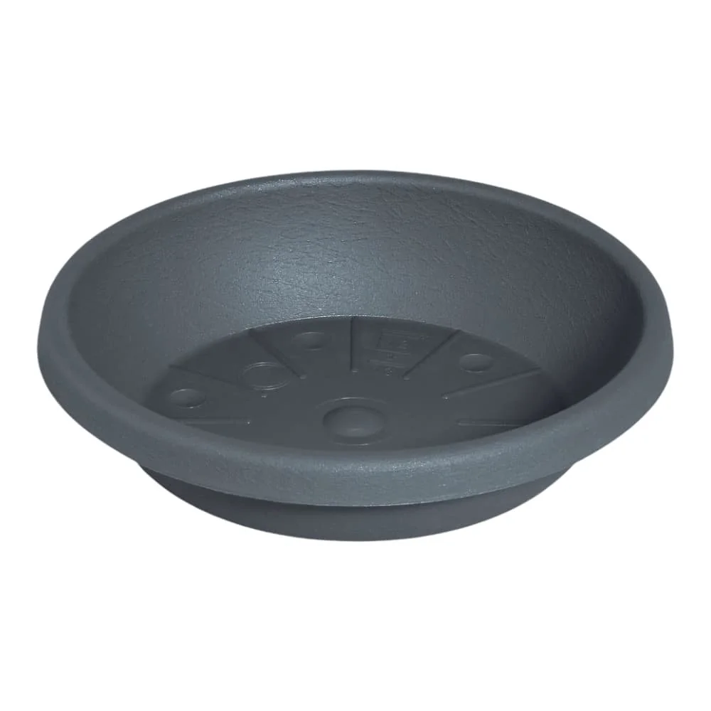 "Blumentopfuntersetzer, Pflanzuntersetzer, anthrazit, Ø 53cm, Kunststoff image"