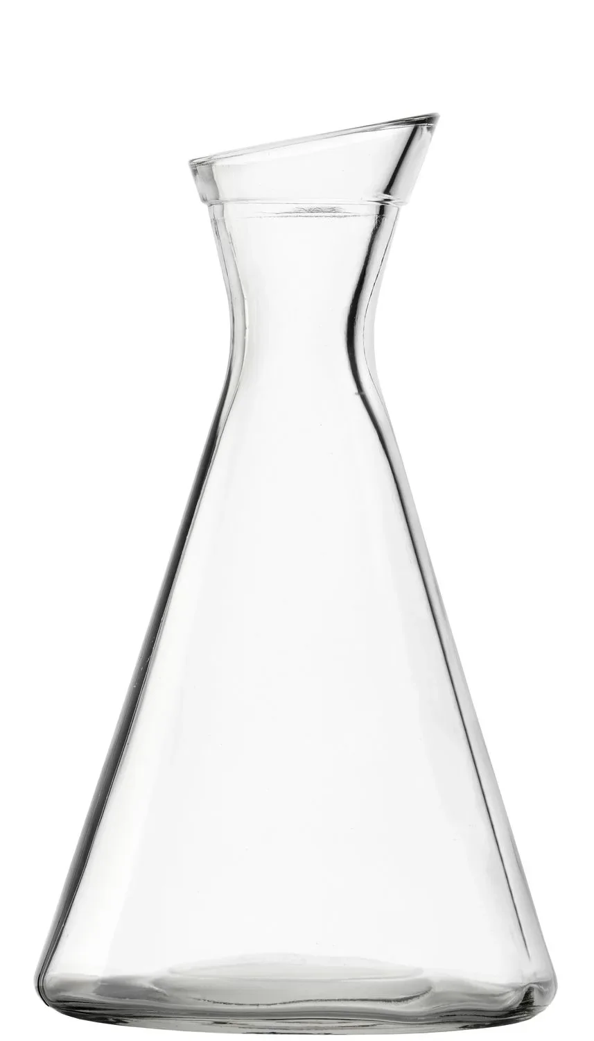 "Wasserkaraffe, Glaskaraffe, Weinkaraffe - Pisa, 1L, Elegant & Vielseitig | Wasser, Wein, Limonade & mehr image"