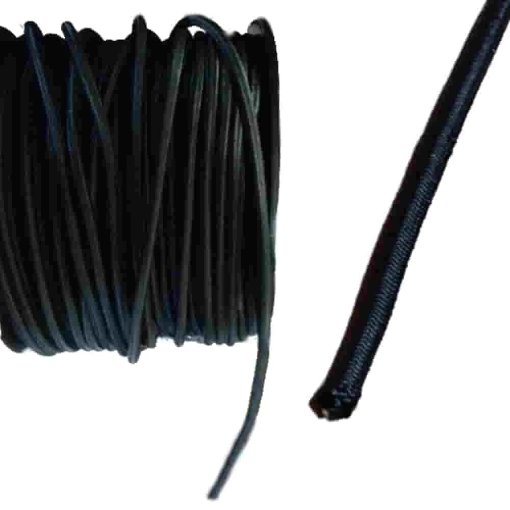 "Expanderseil 8 mm, Schwarz, 20 Meter, UV-beständig, Abdeckplanen Befestigung image"