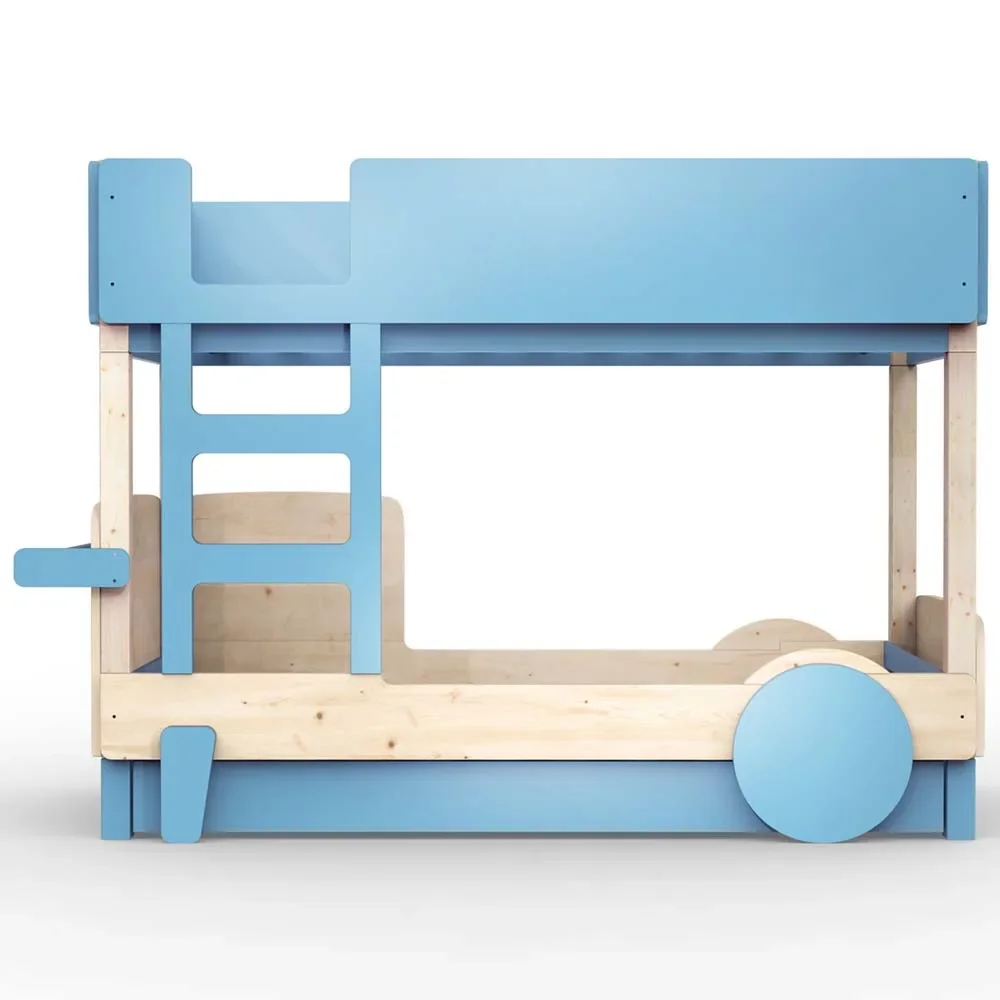 "Mathy by Bols Etagenbett "Discovery" mit Bettschublade, Farbe Elemente: azur blue image"