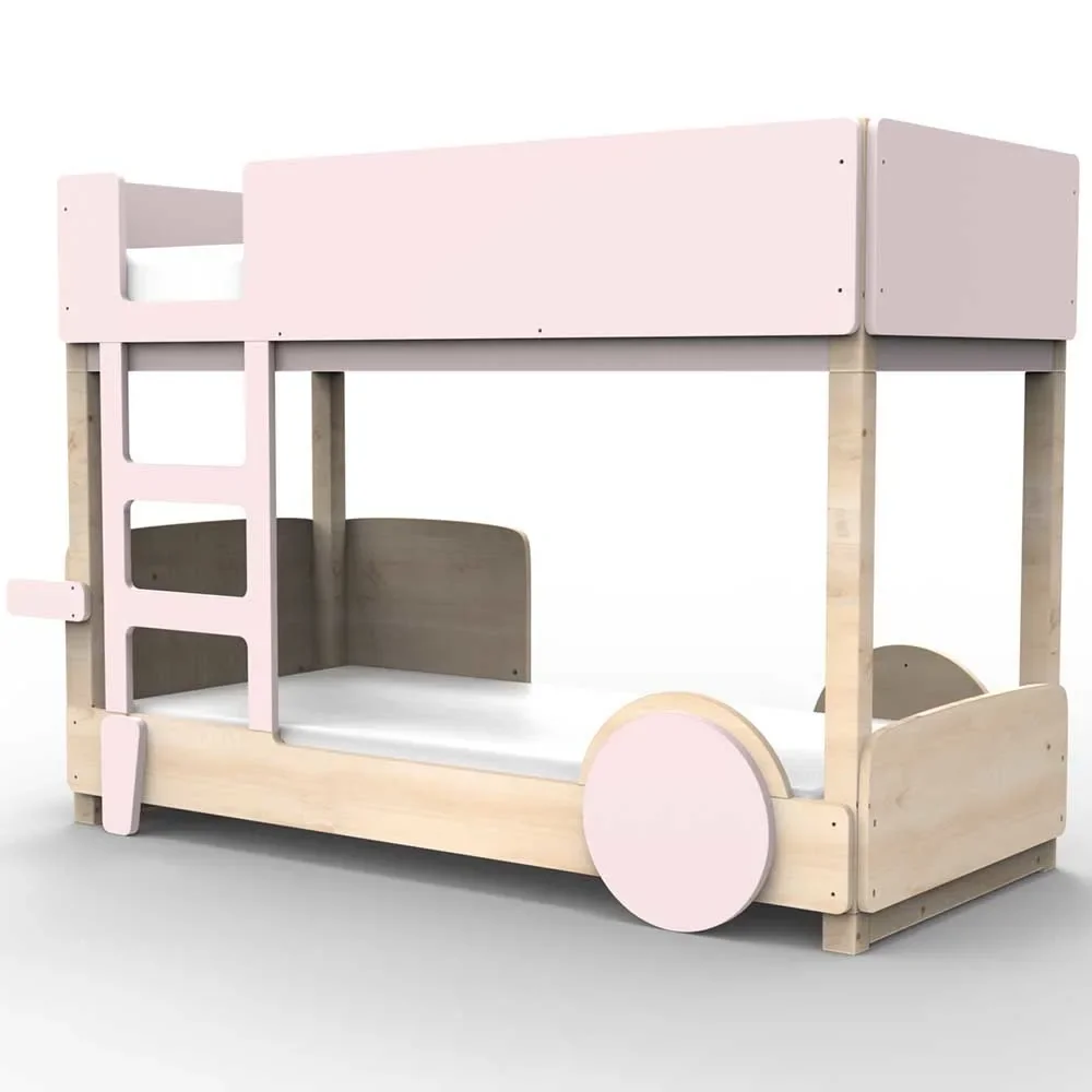 "Mathy by Bols Etagenbett "Discovery", Farbe Elemente: powder pink image"