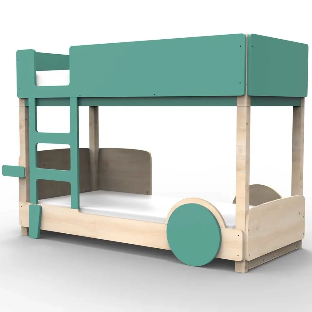 "Mathy by Bols Etagenbett "Discovery", Farbe Elemente: light green image"