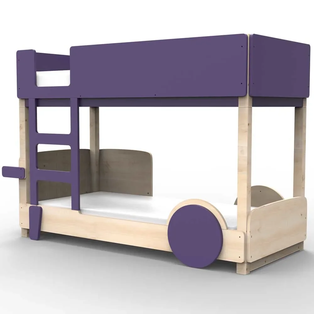 "Mathy by Bols Etagenbett "Discovery", Farbe Elemente: cuberdon purple image"