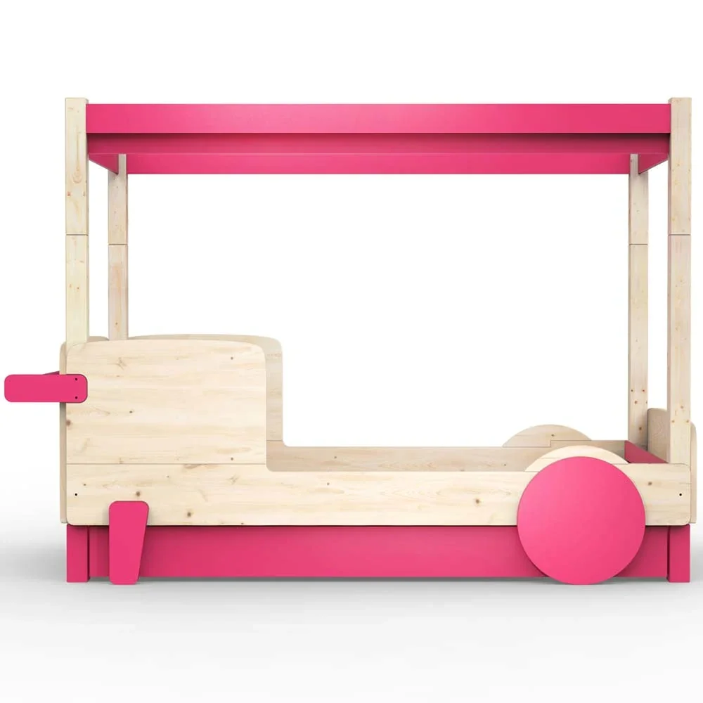 "Mathy by Bols Himmelbett "Discovery" mit Bettschublade, Farbe Elemente: summer pink image"