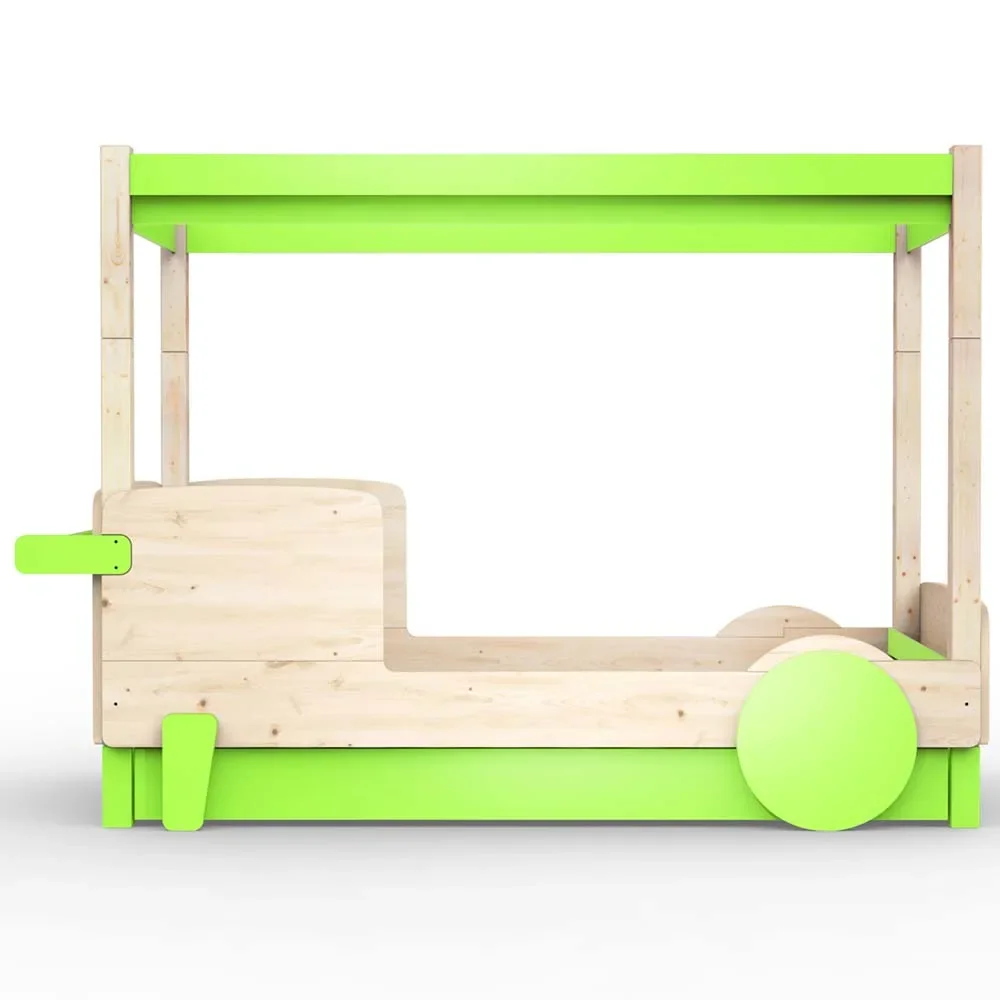 "Mathy by Bols Himmelbett "Discovery" mit Bettschublade, Farbe Elemente: apple green image"