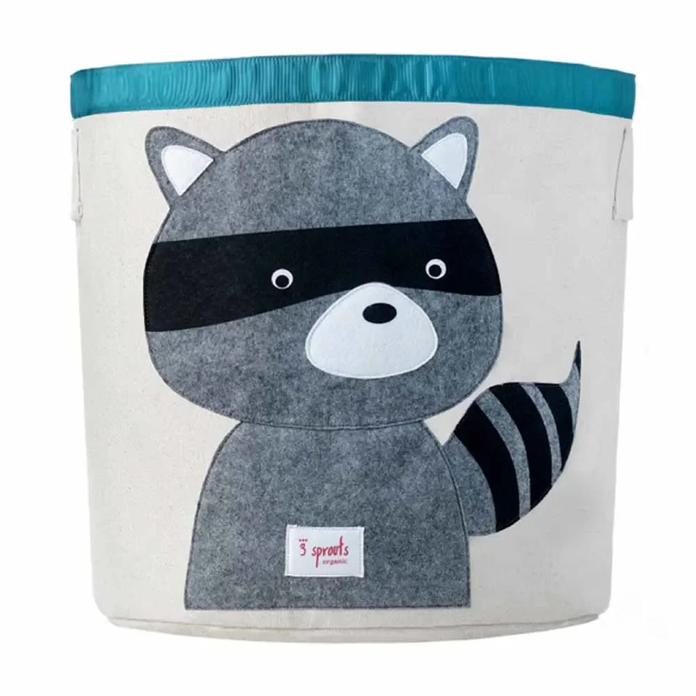 "3 Sprouts Aufbewahrungskorb Waschbär image"