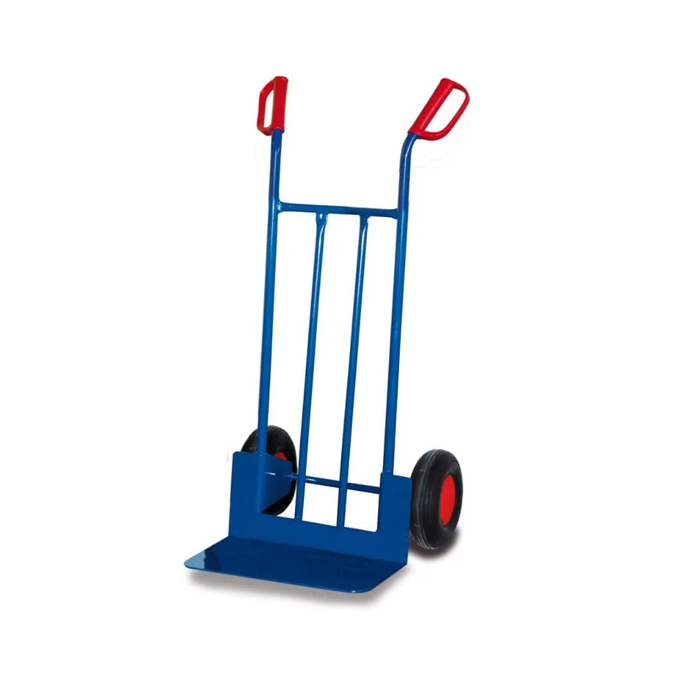 "Sackkarre, Stahlrohr Sackkarre 250 kg, mit Luftbereifung & großer Schaufel image"