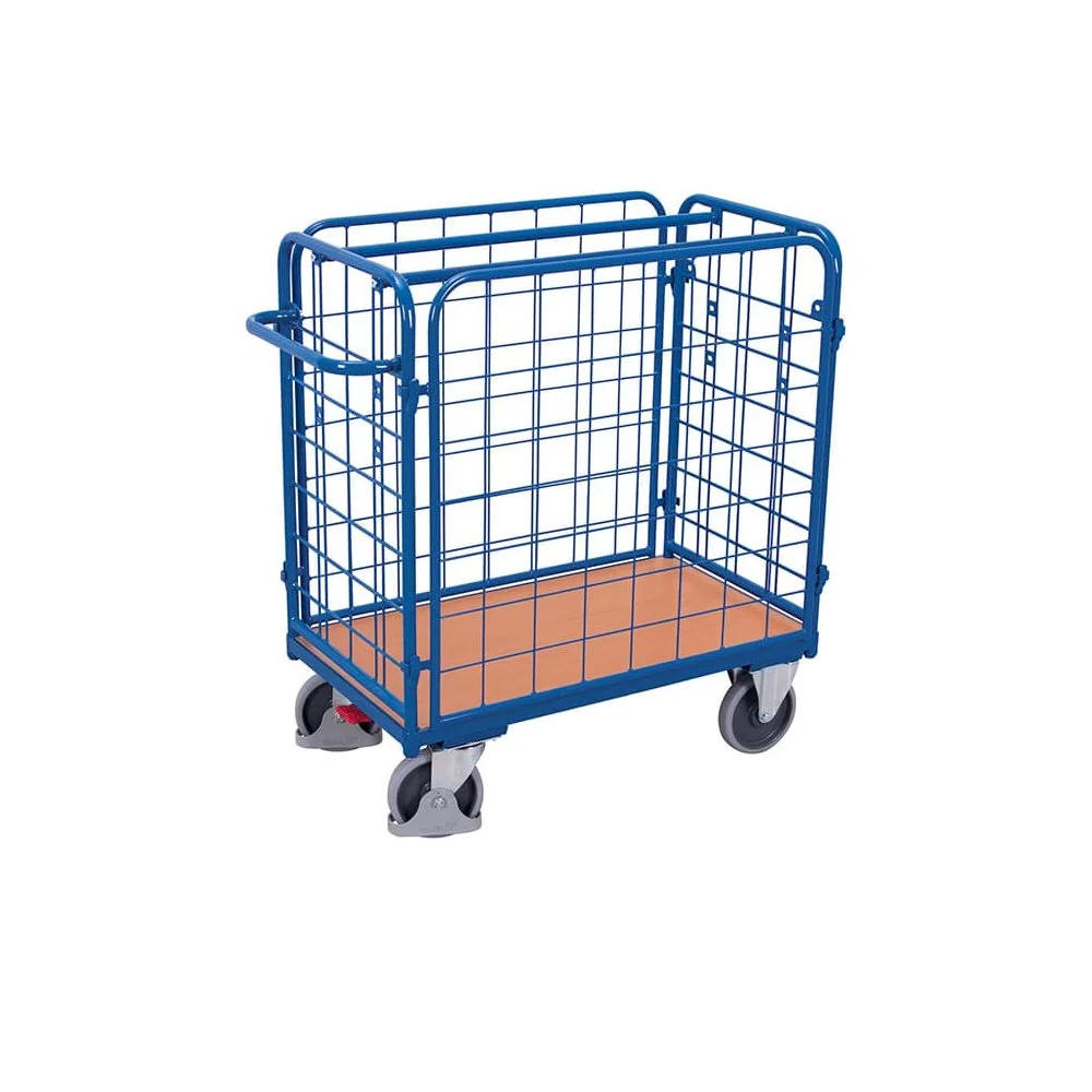"Vierwandwagen, niedriger Transportwagen, 400kg Traglast, mit EasySTOP image"