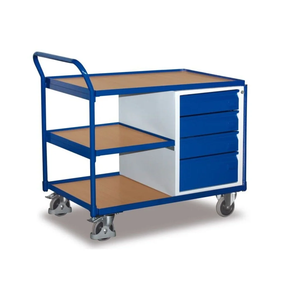 "Werkstattwagen, Werkzeugwagen, Montagewagen, 4 Schubladen, EasySTOP image"