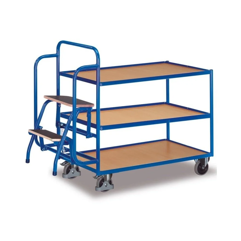 "Kommissionierwagen, XL, 3 Böden, 250kg Traglast image"