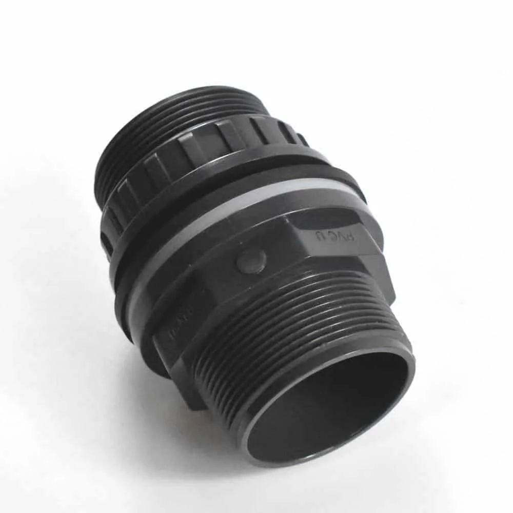 "PVC Durchführung, Klebemuffe, Außengewinde, 50mm, PN10 image"