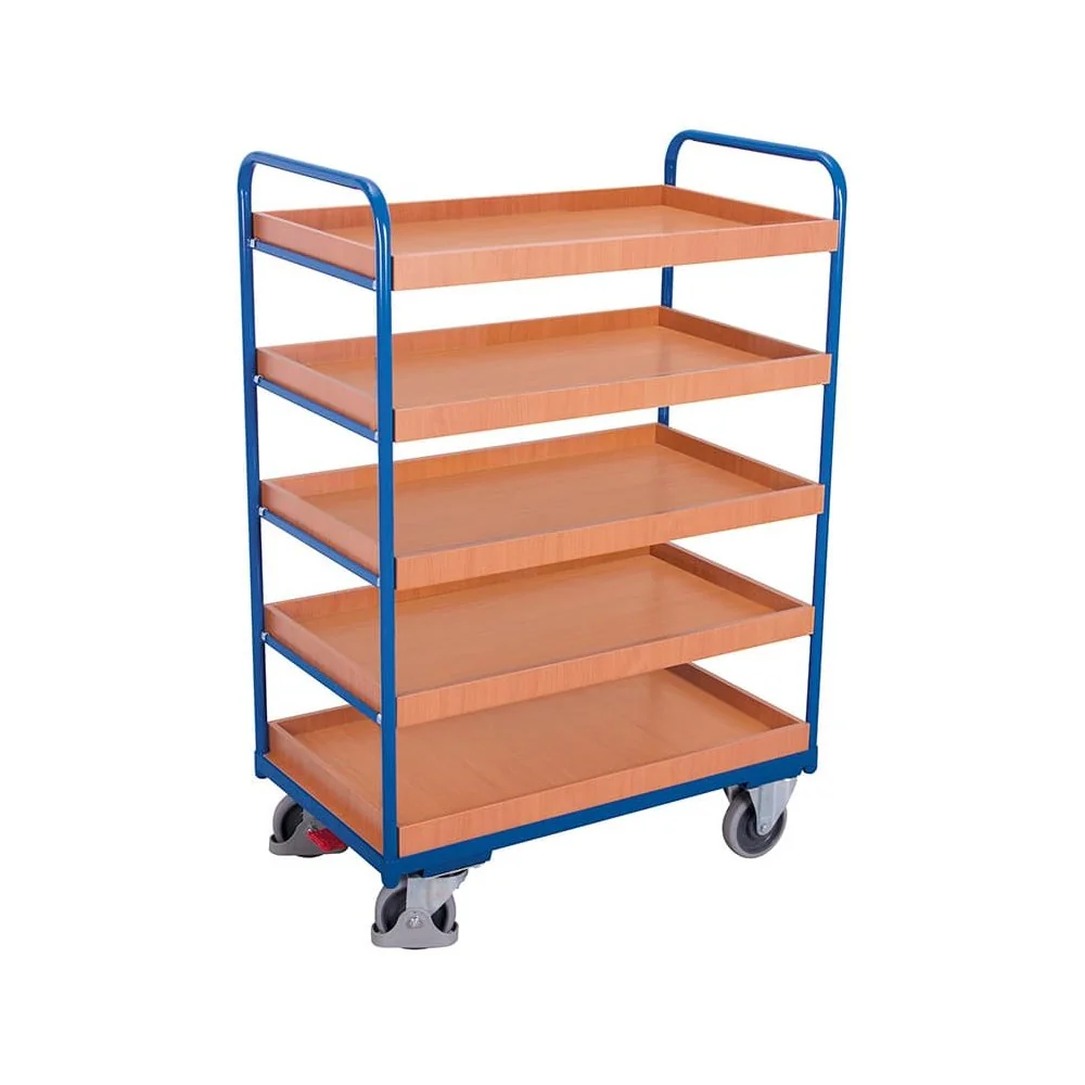 "Etagenwagen hoch, 5 Tabletts, 250 kg Traglast, Servierwagen image"