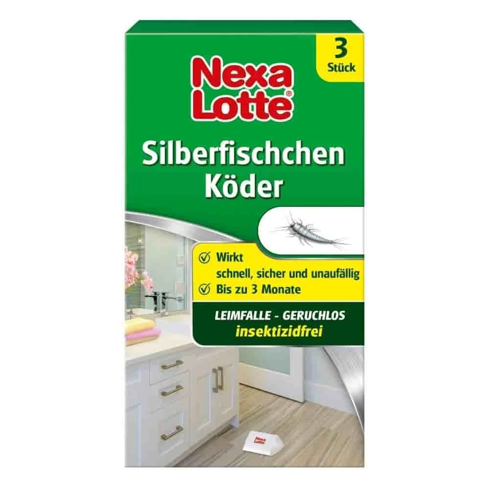 "Silberfischfalle 3 Stk., Silberfische bekämpfen, insektizidfrei image"