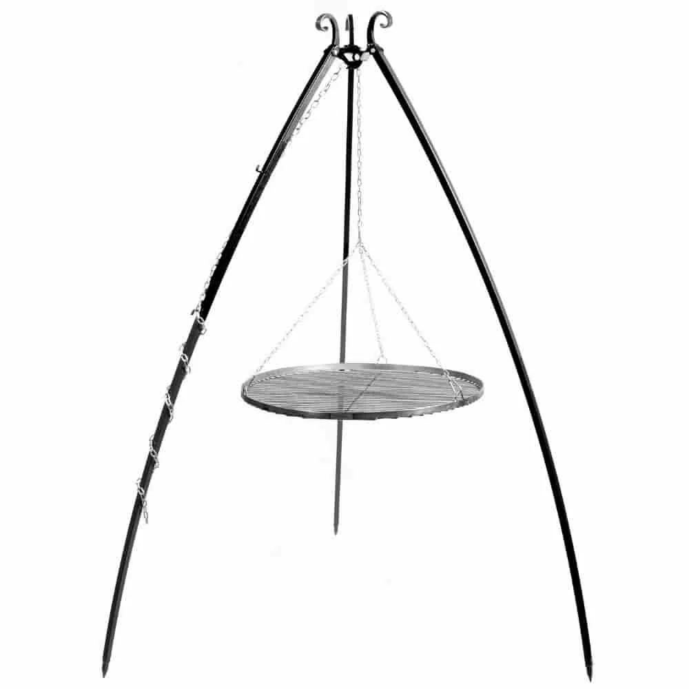 "Schwenkgrill Set, Dreibein Grill 200cm, Grillrost 60cm, Gartengrill image"