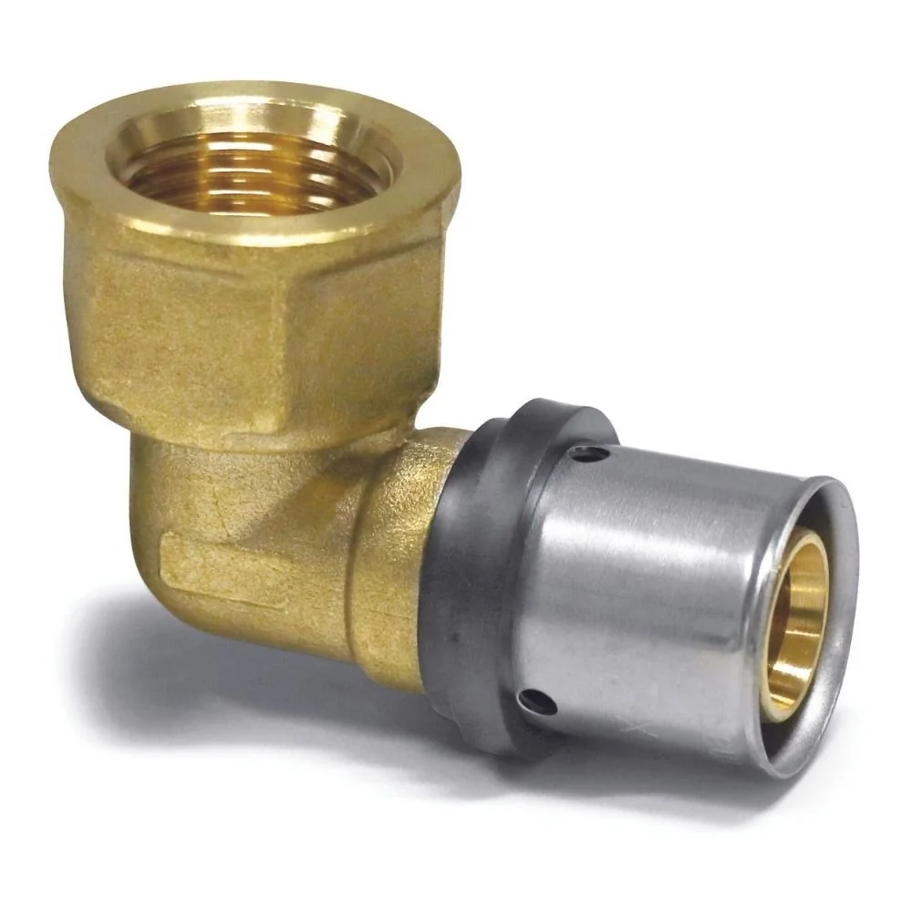 "Pressfitting 32mm, Übergangswinkel, 32 x 3 - 1" IG, DVGW image"