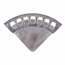 Wandschlauchhalter Alu, Schlauchhalter Wand, Grösse M, Werkstatt und Industrie