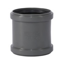 HT Rohr 90mm, Doppelmuffe, HTsafeMM, DN/OD 90