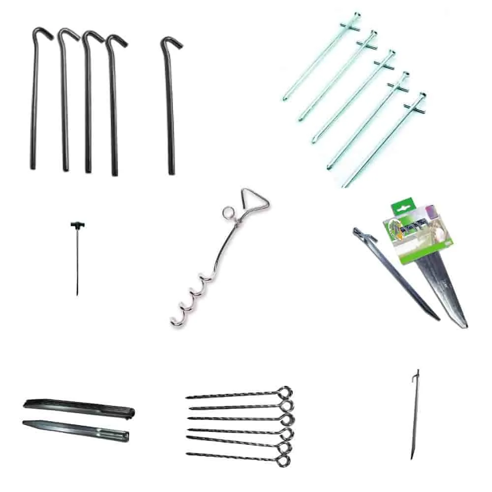 "Zeltheringe, Bodenanker, Heringe, Zeltnägel, Zeltpflöcke image"