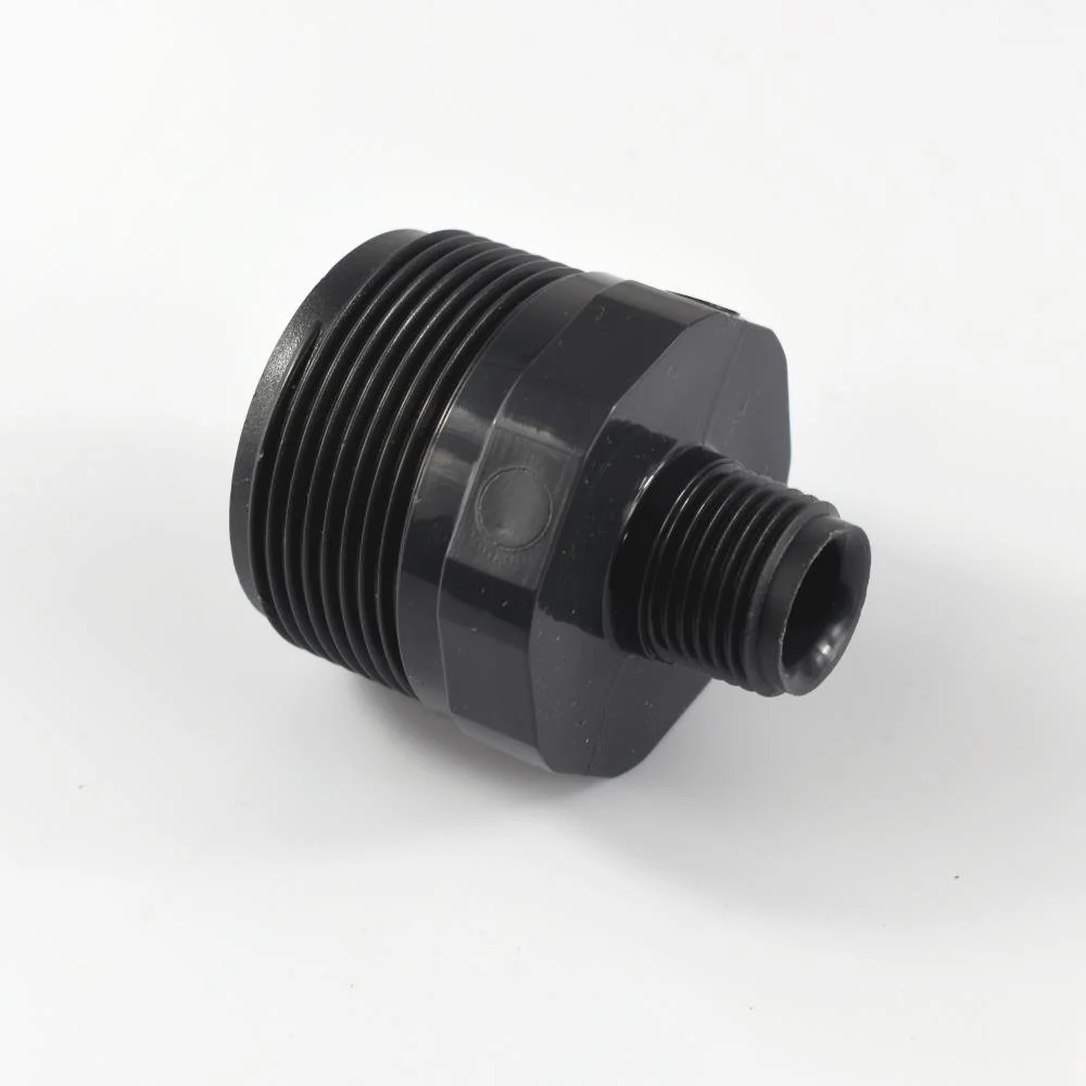 "PVC Fittings, PVC-U Doppelnippel reduziert, AG 1 1/2" x 1/2" image"