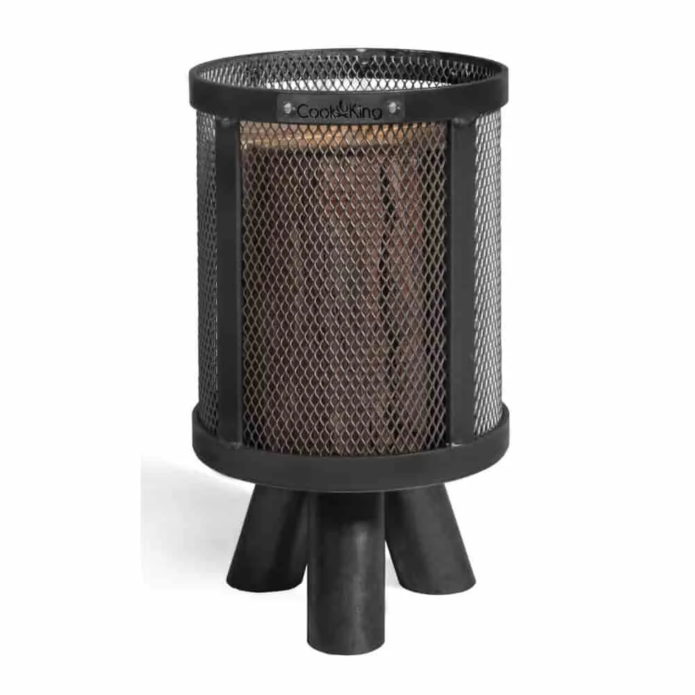 "Feuerkorb, für Schwedenfeuer, aus Naturstahl, 3kg, Gartendeko image"