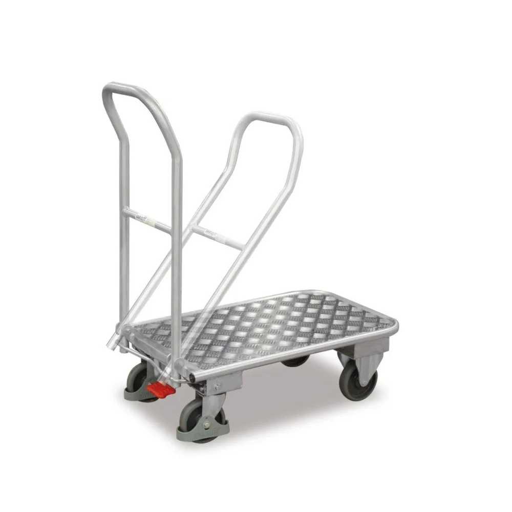 "Klappbügelwagen, Aluminium Transportwagen, Typ L, EasySTOP, 150kg Traglast image"