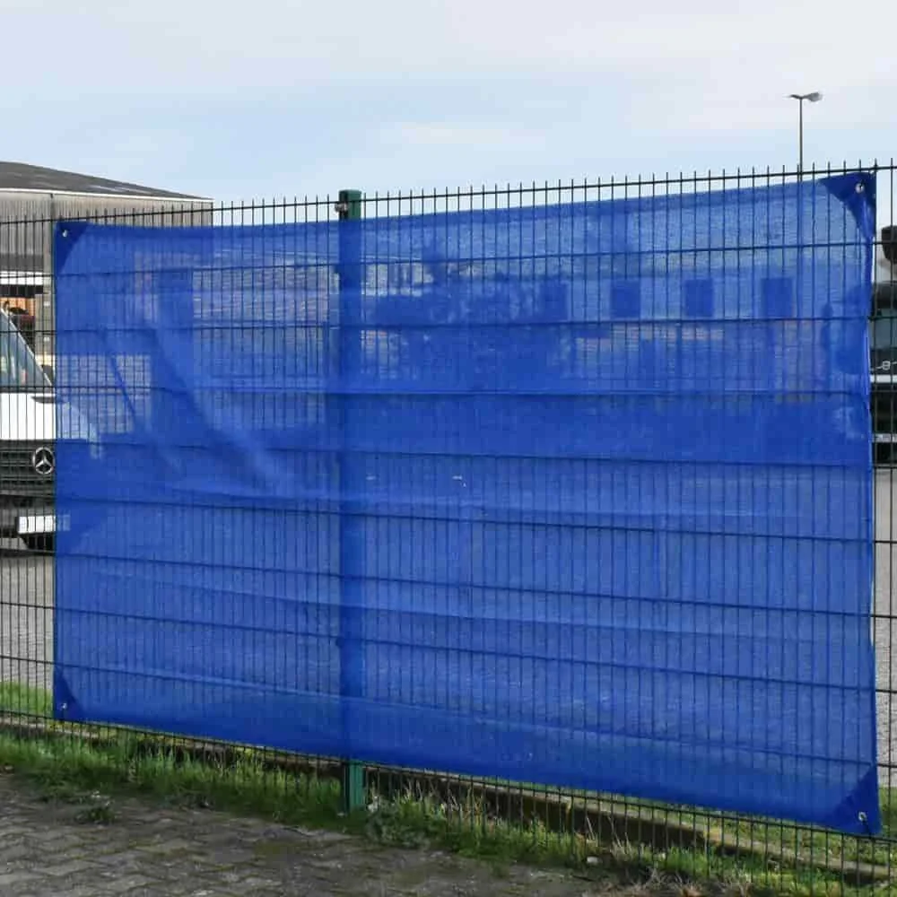 "Bauzaunnetz blau 1,80m x 3,45m, Sichtschutznetz, Bauzaunblende image"