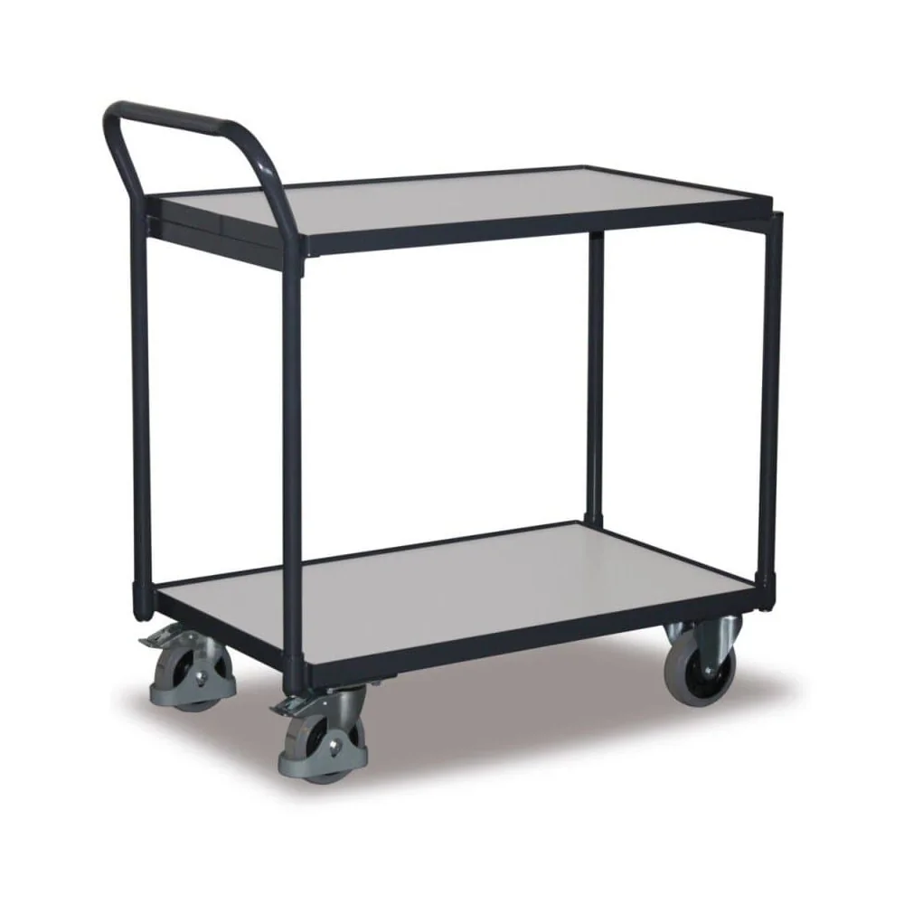"ESD Tischwagen, Werkstattwagen ESD, 2 Ladeflächen, EasySTOP, 250kg Traglast image"